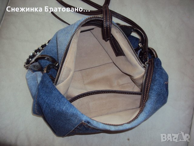 100% оригинална маркова дънкова чанта на GILLI, снимка 9 - Чанти - 22225319