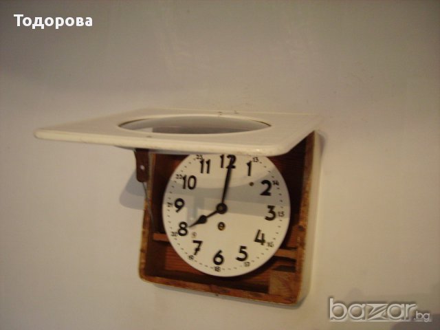 Стенен кухненски часовник Густав Бекер, снимка 2 - Антикварни и старинни предмети - 15265986