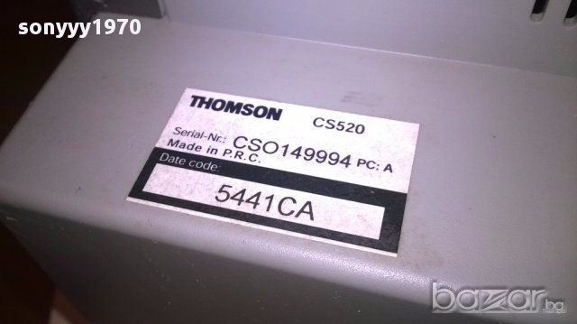 thomson life cs520-внос швеицария, снимка 17 - Ресийвъри, усилватели, смесителни пултове - 16729596