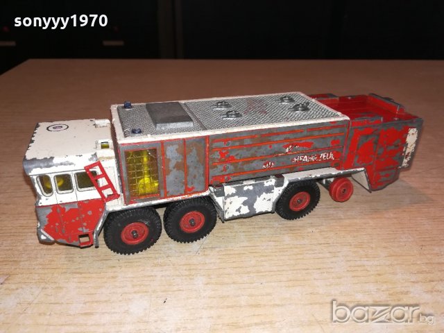 made in germany-маркова пожарна метална кола-20х6х5см, снимка 4 - Колекции - 20900877