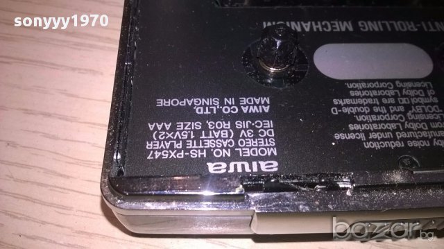 Aiwa-метална ретро машинка за колекция-внос швеицария, снимка 4 - Ресийвъри, усилватели, смесителни пултове - 15734157