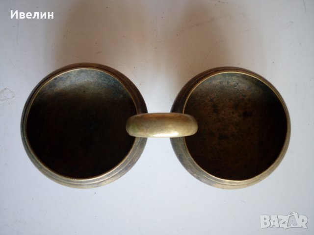 стара бронзова солница, снимка 2 - Антикварни и старинни предмети - 22386107