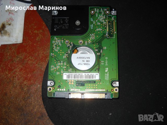 1.1.хард диск за лаптоп WD 600 60GB–SАTA 2.5”. 8Mb кеш.НЕ РАБОТИ,може да се ползва само платката.Цен, снимка 4 - Твърди дискове - 13805271