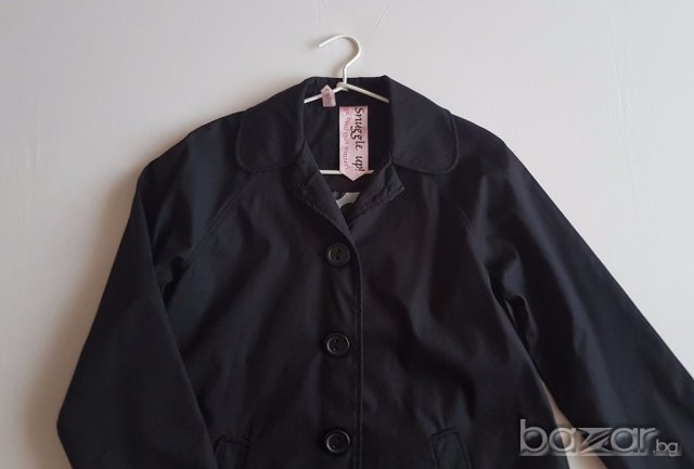 Страхотен черен тренч за девойка ,152 см. , снимка 5 - Други - 17115757