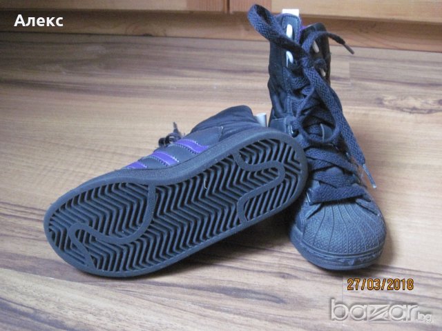 ADIDAS SUPERSTAR - кецове UK 11, снимка 3 - Детски гуменки - 21126159