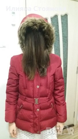Много топло яке за зимата с гъши пух 164см, снимка 5 - Детски якета и елеци - 23414166