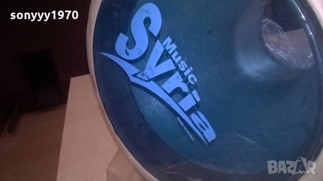 ГОЛЯМА-метална зелена табамбука-внос сирия-40х25см, снимка 14 - Ударни инструменти - 22553846