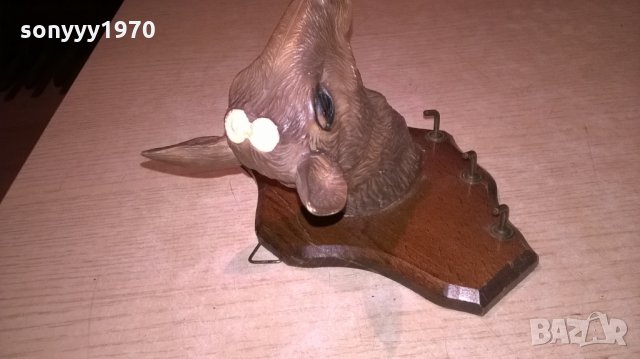сърна-закачалка за ключове-18х15х12см-внос франция, снимка 8 - Колекции - 22597379