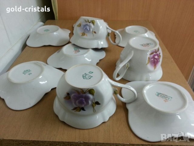  руски порцелан чаши за чай, снимка 13 - Антикварни и старинни предмети - 24952231