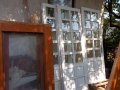 Дограма от масивна дървесина интериорно платно портал за врата и френски прозорец врата хармоника, снимка 1