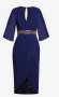 TFNC елегантна дамска рокля, нова, с етикет, тъмно синя, снимка 3