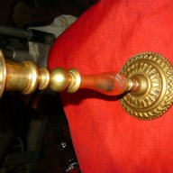Страхотен бронзово месингов свещник Свастики , снимка 5 - Антикварни и старинни предмети - 17737358