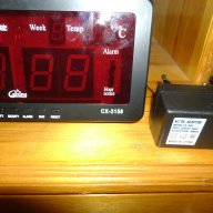 LED електронен часовник  с големи цифри. Показва час, дата и температу, снимка 7 - Други - 12058668