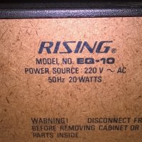 ПОРЪЧАН-rising eq-10 equalizer-made in japan-внос швеицария, снимка 18 - Ресийвъри, усилватели, смесителни пултове - 22189284