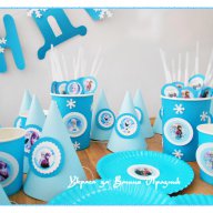Парти украса за детски рожден ден с Героите от Леденото кралство, снимка 16 - Други - 15234602