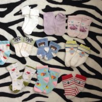 бебешки чорапи 0-3 месеца, снимка 1 - Бебешки чорапи - 19785128