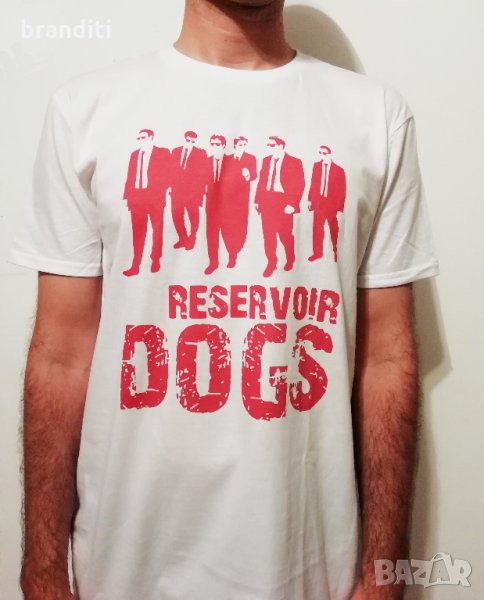 Тениска с яка щампа Reservoir Dogs на лейбъла Branditi, снимка 1