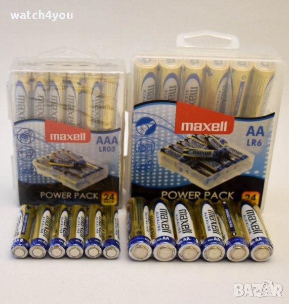 АЛКАЛНИ БАТЕРИИ MAXELL АА и ААА и 1.5V ALKALINE LR06 и  LR03, снимка 1