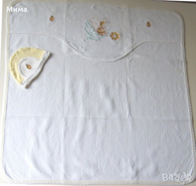 Одеяло в комплект с шапка за бебенце, 2 вида , снимка 1