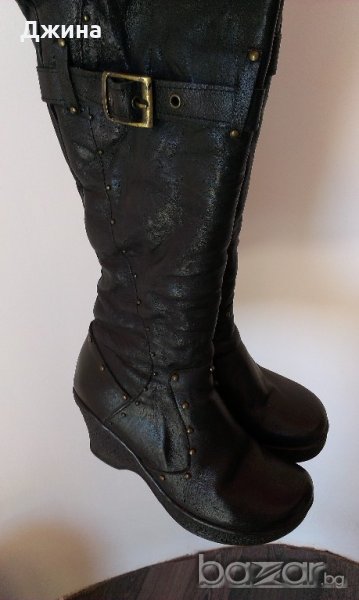Дамски ботуши от естествена кожа, снимка 1