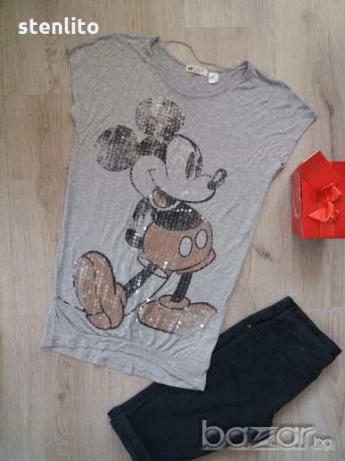 Блузка/туника с Мики Маус за 12-14 год., снимка 1