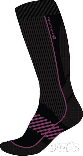 Чорапи за ски и сноуборд с мериносова вълна Alpine Pro Nell 31-34, снимка 1