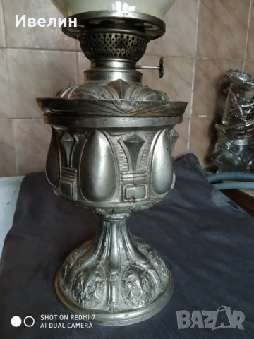 стара газова /газена/ лампа арт нуво, снимка 2 - Антикварни и старинни предмети - 25857933