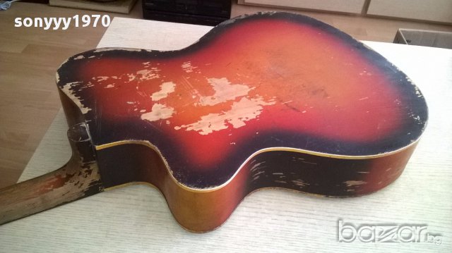 АНТИК-Ретро китара-за реставрация/ремонт-100х40х9см, снимка 12 - Китари - 17929968