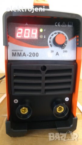 Инверторен електрожен  MMA-200A- 1 година гаранция ТОП ЦЕНА!!, снимка 4 - Други машини и части - 19017682