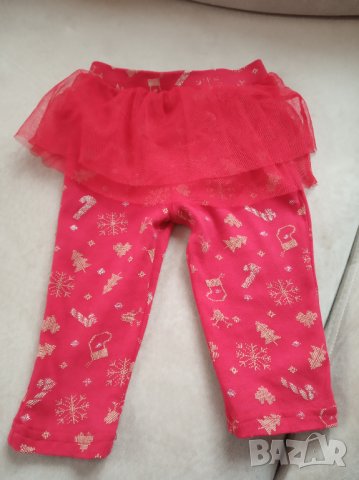 Коледно панталонче , снимка 1 - Панталони и долнища за бебе - 23964722
