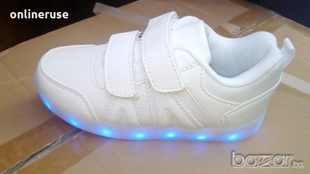 Детски светещи маратонки | LED обувки за деца на ТОП цени — Bazar.bg