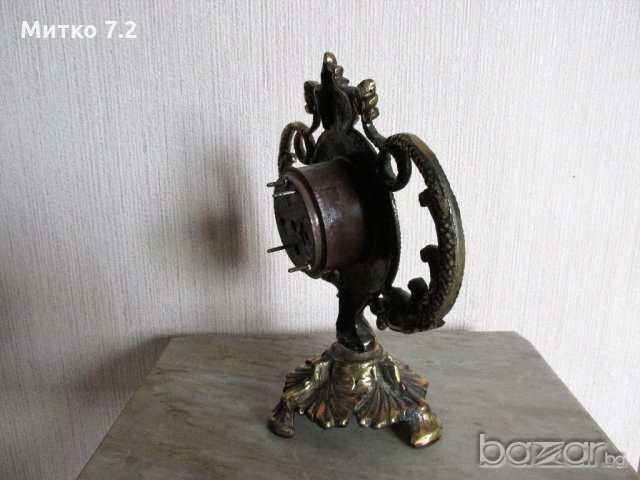 стар настолен часовник, снимка 5 - Антикварни и старинни предмети - 20069087