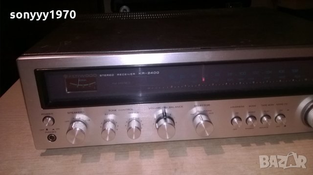 kenwood kr-2400 stereo receiver-made in japan-внос швеция, снимка 12 - Ресийвъри, усилватели, смесителни пултове - 22786108