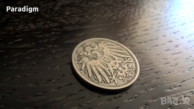 Райх монета - Германия - 10 пфенига | 1904г.; серия A, снимка 2 - Нумизматика и бонистика - 25889458