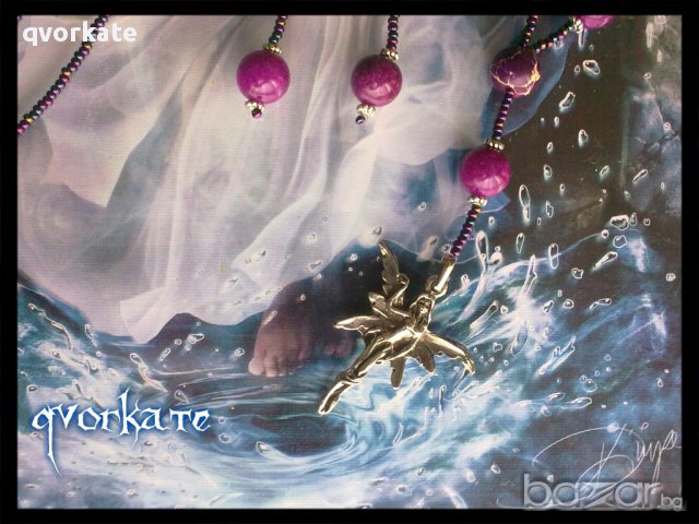 Колие и обеци Фея, снимка 2 - Бижутерийни комплекти - 10156027