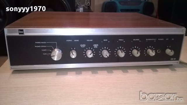 dual cv31 amplifier-made in germany-внос SWISS, снимка 3 - Ресийвъри, усилватели, смесителни пултове - 14244476