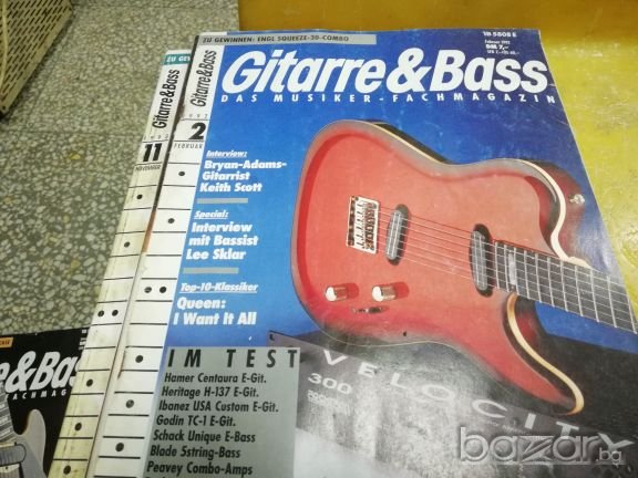 Музикално списание Gitarre & Bass, снимка 11 - Други ценни предмети - 20279828
