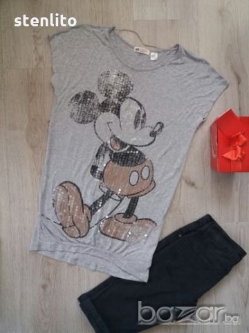Блузка/туника с Мики Маус за 12-14 год., снимка 1