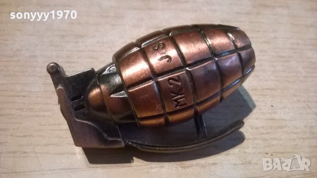 лимонка-7х5х4см-запалка, снимка 2 - Колекции - 23381759