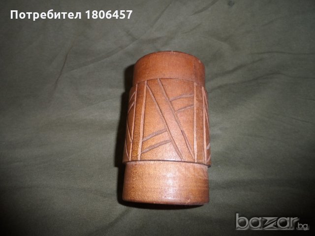 дървена кутиика за химикалки, снимка 8 - Антикварни и старинни предмети - 21356301