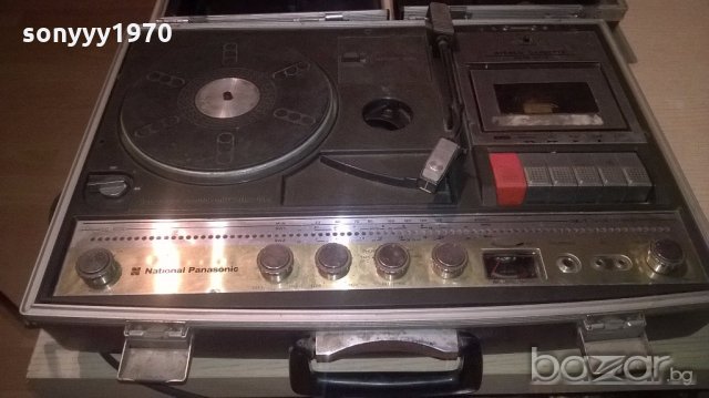 national panasonic-ретро колекция-куфар 3в1, снимка 5 - Ресийвъри, усилватели, смесителни пултове - 19375564