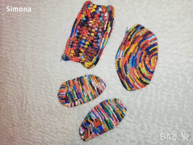 Ръчно плетени артикули от найлонови торбички, снимка 9 - Други - 24869364