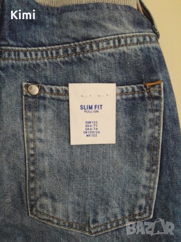 Нови дънки НМ, размер 122, снимка 3 - Детски панталони и дънки - 25213940