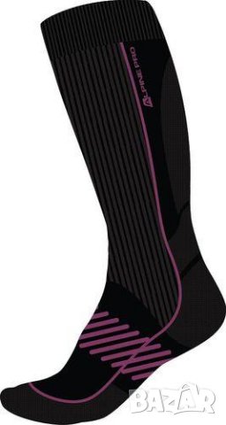 Чорапи за ски и сноуборд с мериносова вълна Alpine Pro Nell 31-34, снимка 1