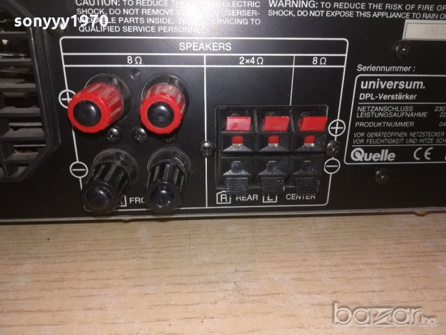 &universim v4096 stereo amplifier-внос швеицария, снимка 17 - Ресийвъри, усилватели, смесителни пултове - 21172927