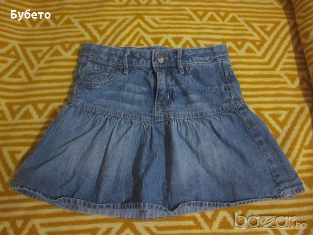 Дънкова  пола с Kitty