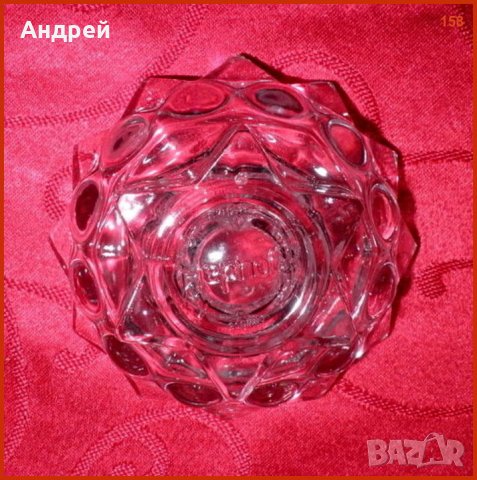 Кристален пепелник – френско производство, снимка 4 - Декорация за дома - 23421876