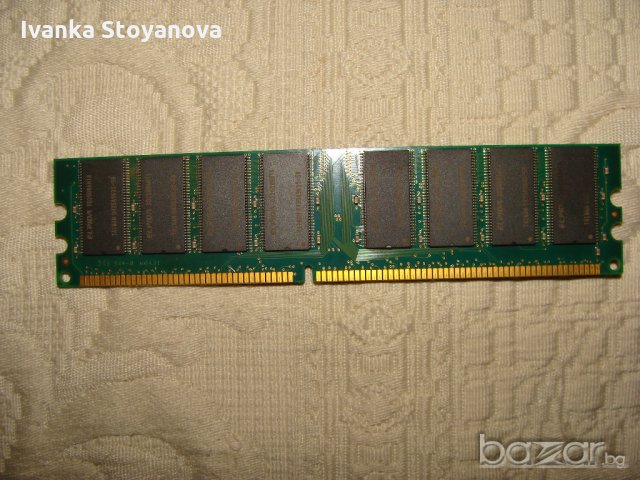 Продавам RAM DDR  за  настолен компютър, снимка 4 - RAM памет - 20831504