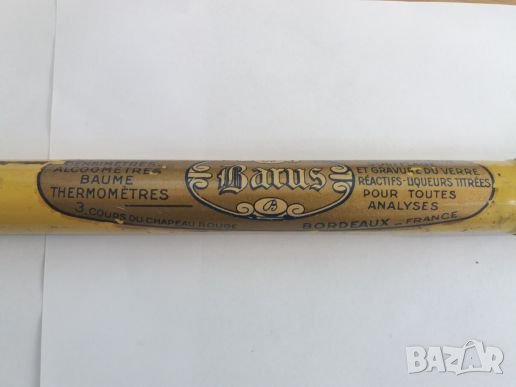 Стара френска кутия от спиртомер. , снимка 3 - Колекции - 24155019