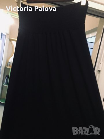 Красива черна дълга рокля VERGI, снимка 6 - Рокли - 24936513